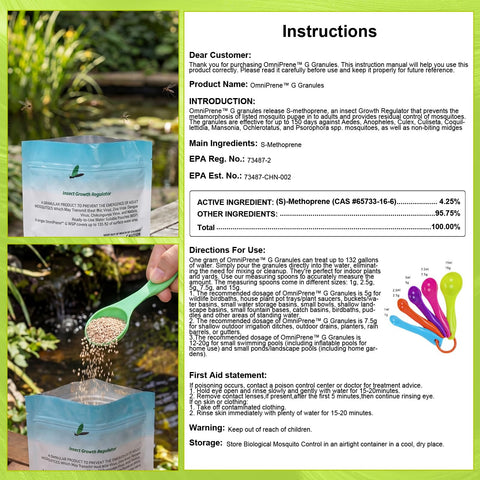 OmniPrene EPA-certified mosquito control for safe home use.