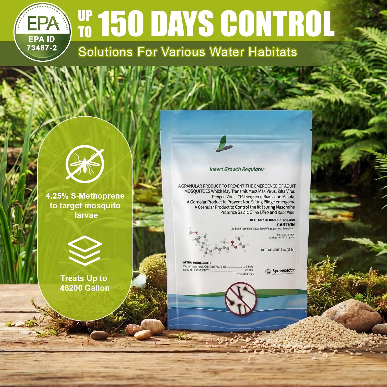 OmniPrene small pool application demonstrated for ponds and fountains.