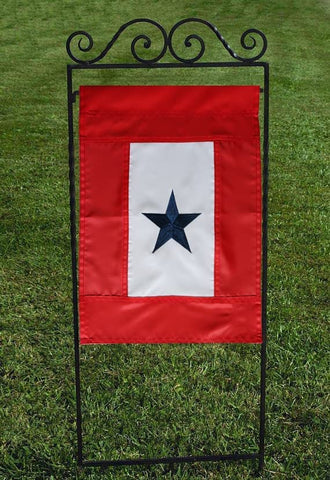 Omnisexual service member garden banner suitable as a thoughtful gift.