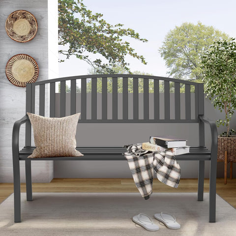 On Shine outdoor bench side profile highlighting ergonomic seating and comfortable back support