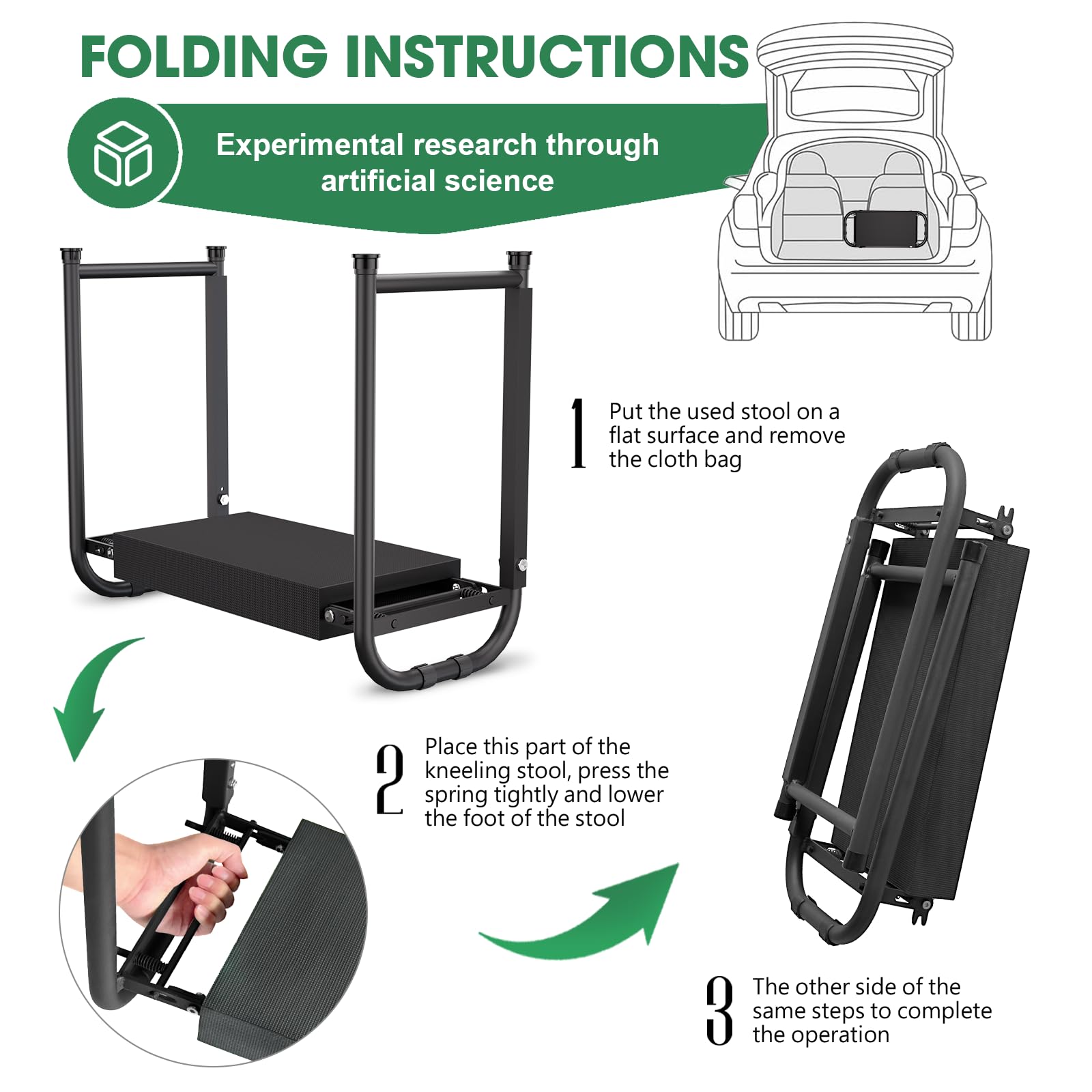 Onadak versatile garden helper offering ergonomic multi use design