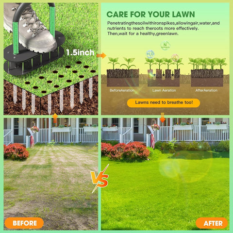 Onadak lawn aerator ready-to-assemble for fast setup.