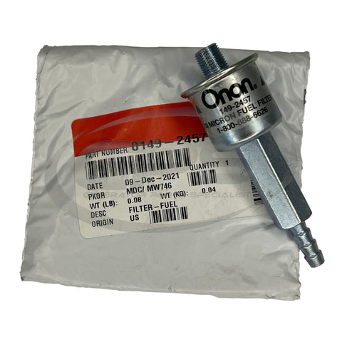 Onan air filter 140-3280 maintains engine filtration