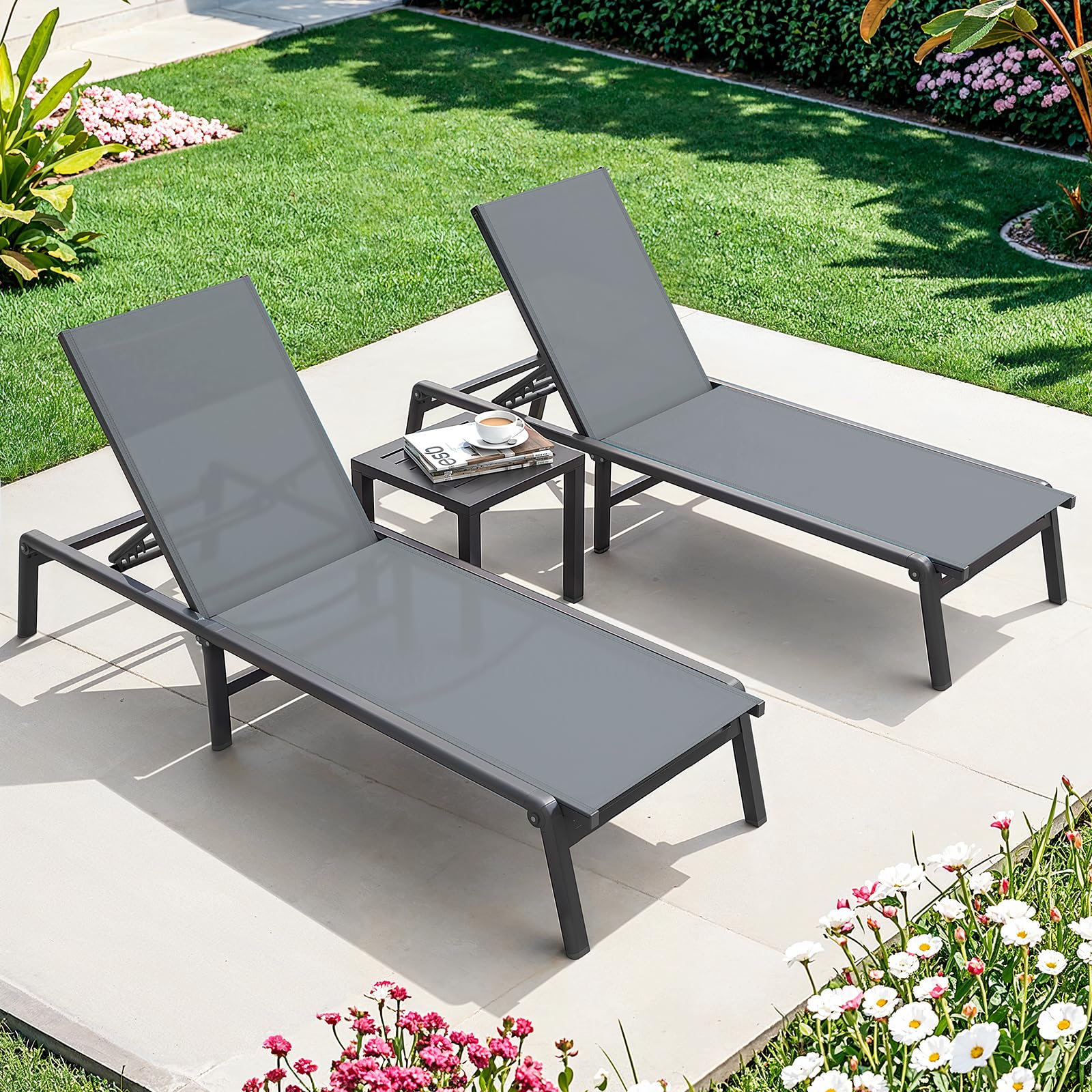 ONBRILL all-season outdoor chair suitable for patio, poolside, beach