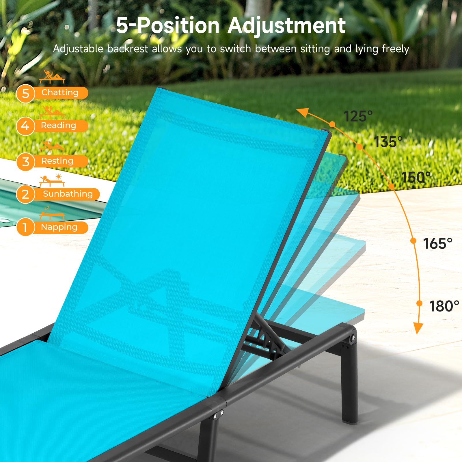 ONBRILL lightweight frame simplifies transport to any outdoor spot