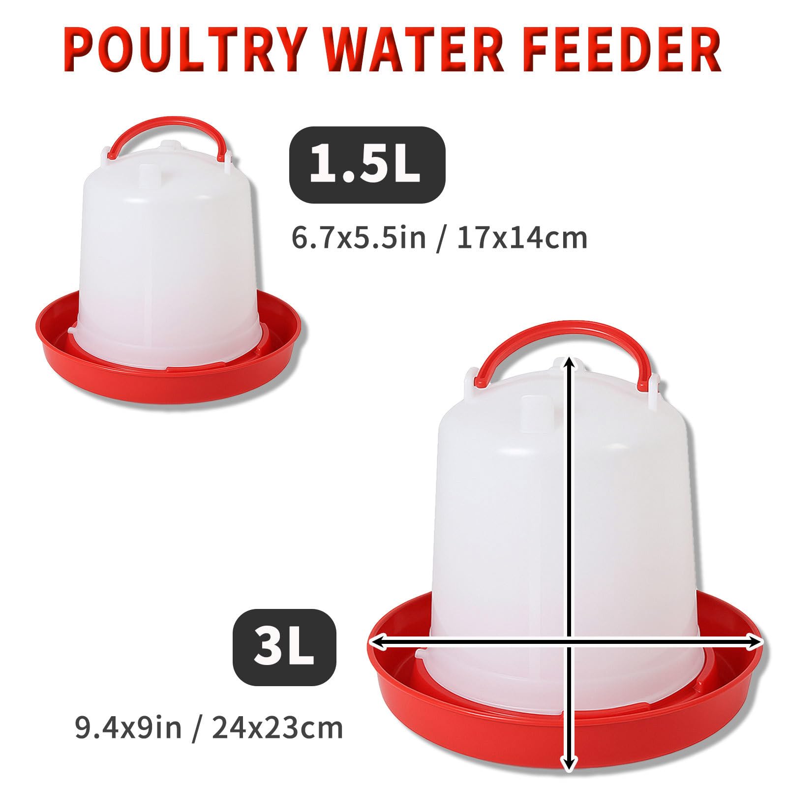 Oncpcare easy-clean waterer kit simplifies maintenance and flock hydration.