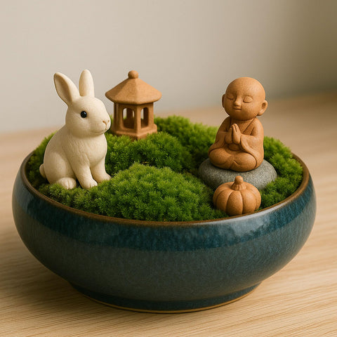 Detailed glaze texture of ceramic lotus bowl highlighting timeless home aesthetic.