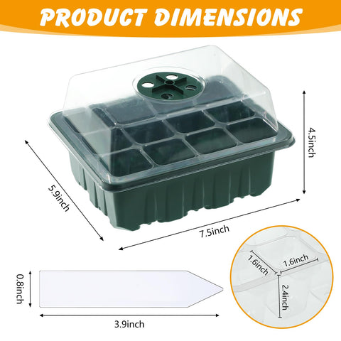 Ondware clear seed tray enables easy monitoring of seedlings