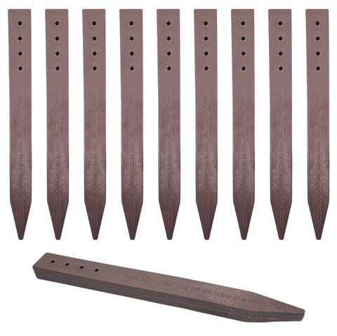 One Stop Outdoor heavy-duty border stakes for durable lawn edging