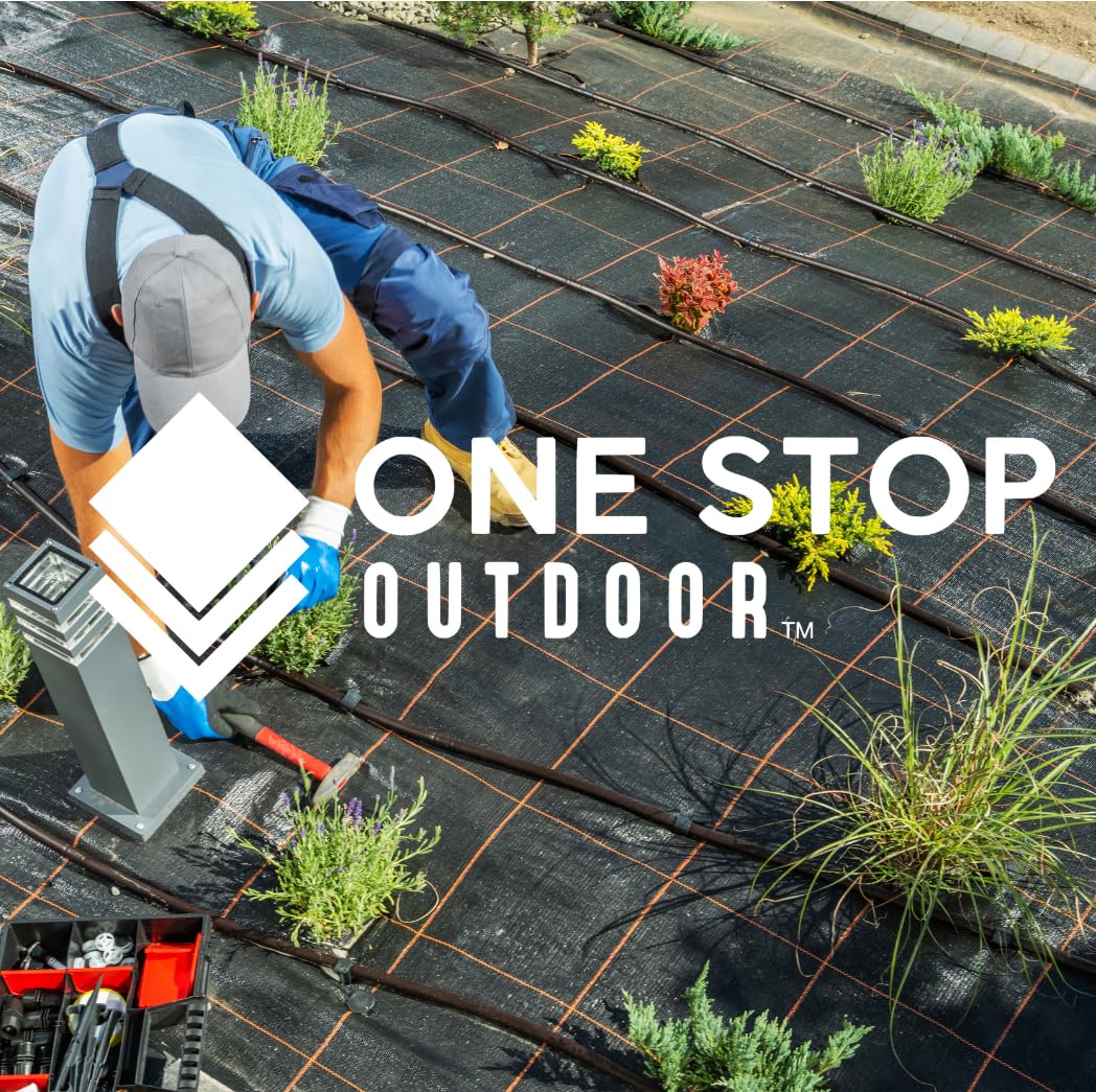One Stop Outdoor drip irrigation tee fitting for expanding your watering layout.
