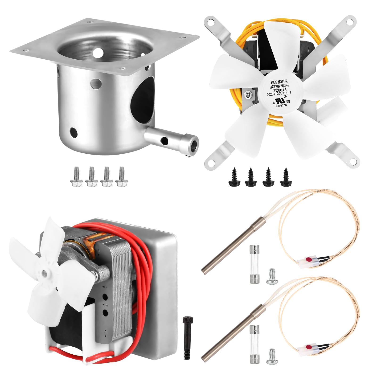 OneAmg auger motor powers steady pellet feeding for reliable grilling