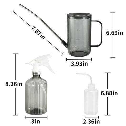 ONEDONE 8oz squeeze bottle for precise base watering of small pots