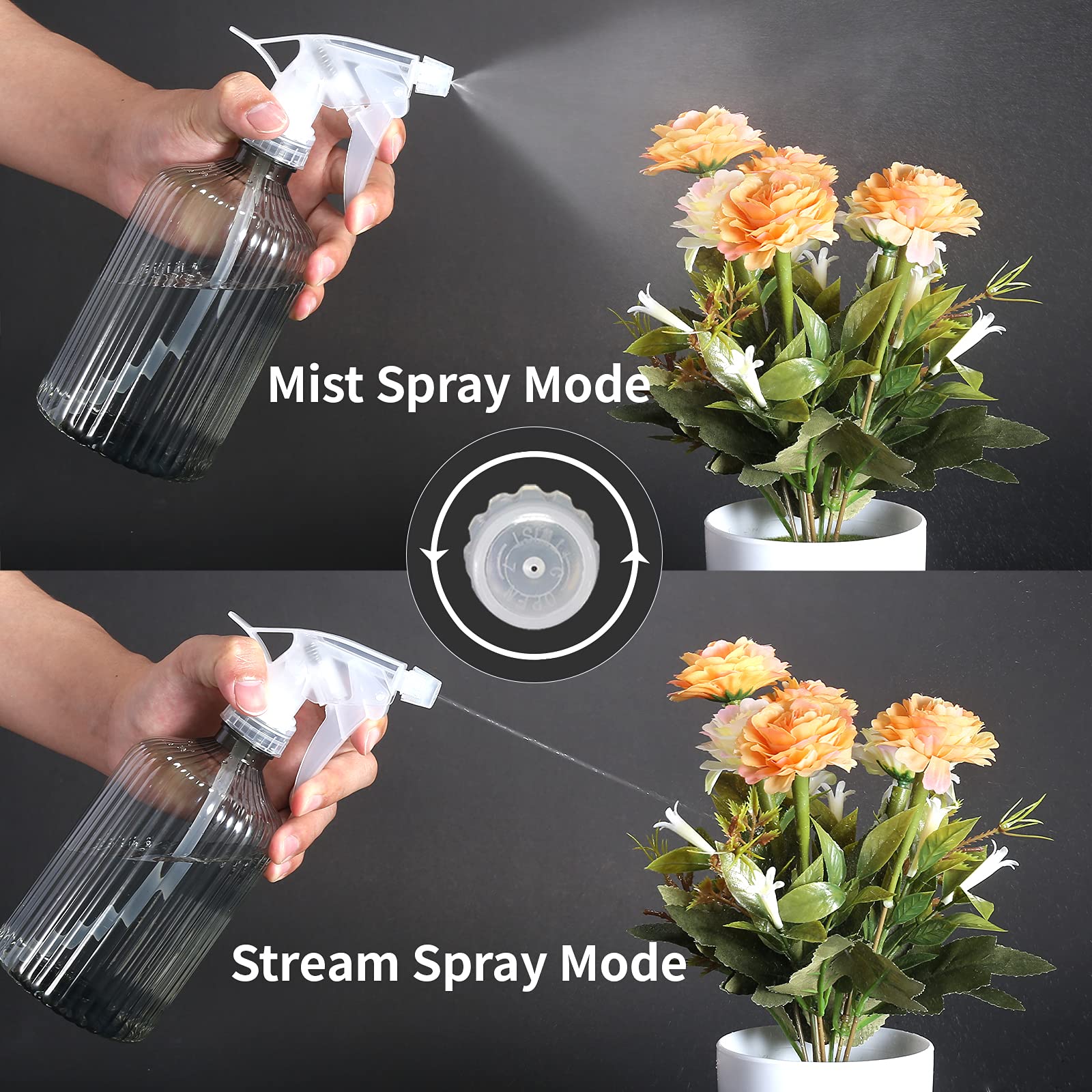 ONEDONE ergonomic handle watering can for comfortable lifting