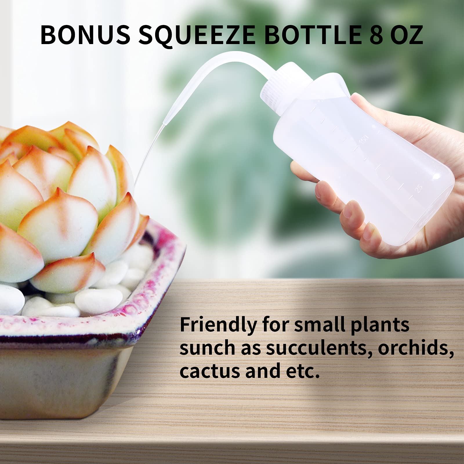 ONEDONE spray bottle with mist, stream, and off modes for humidity-loving plants