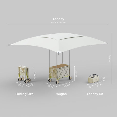 ONEFOREST wheels provide sturdy mobility on grass, sand, and pavement.