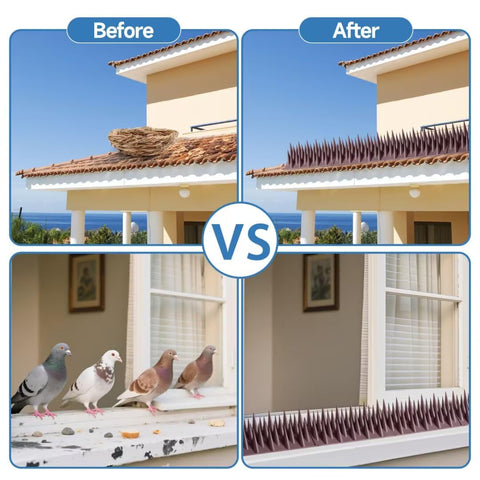 Oneluner Durable ABS spikes resist rain and snow for year-round outdoor use