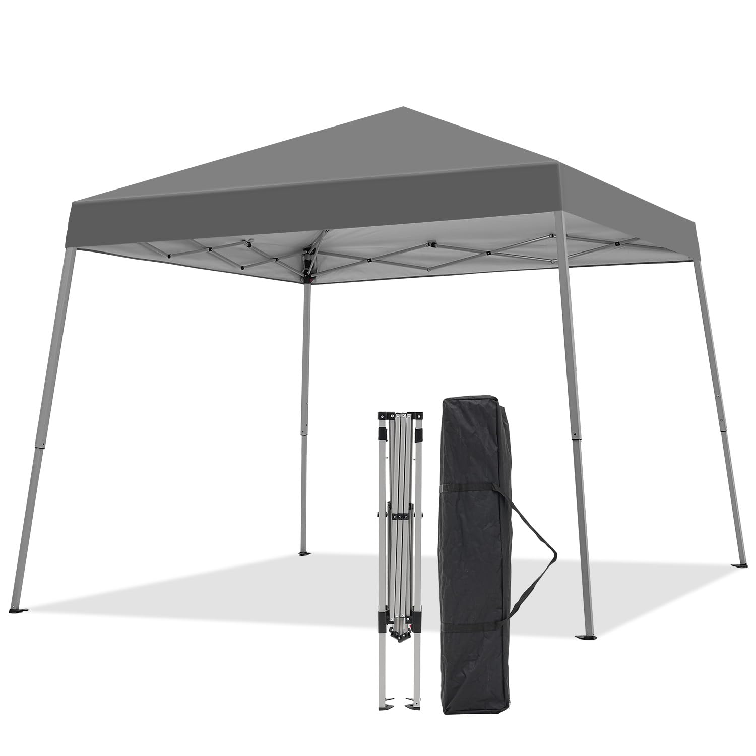 Oneofics canopy 10x10 frame shows sturdy steel construction for durable outdoor shade