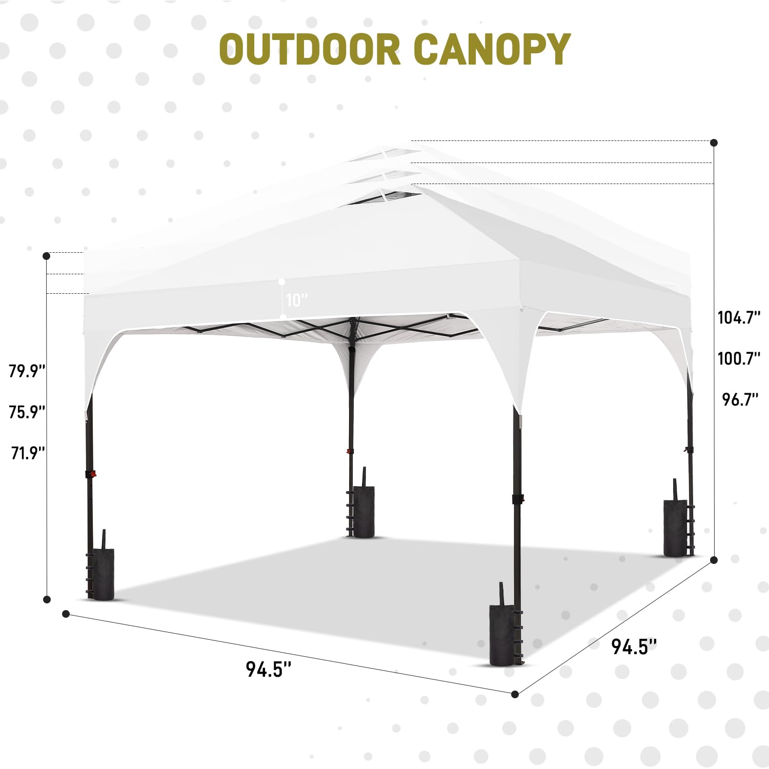 Oneofics canopy carrying bag for easy transport