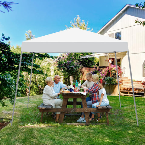 Oneofics canopy ground-stake-accessories depicts sturdy anchoring for windy days.