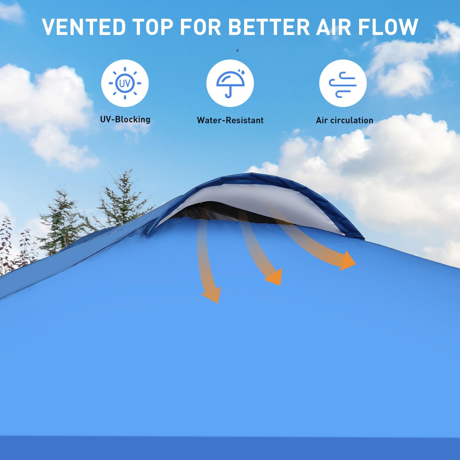 Oneofics canopy height adjustment holes allow custom height