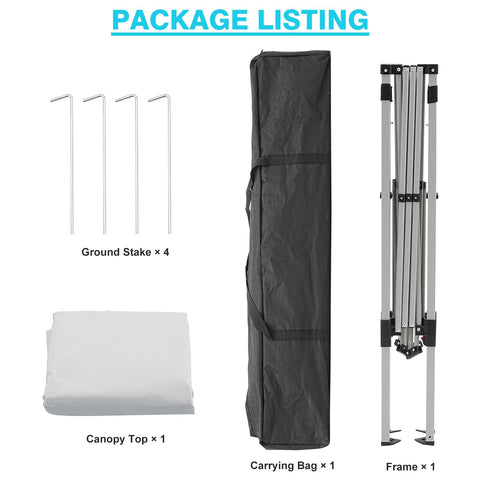 Oneofics canopy multi-use-scenarios presents versatile setup for fairs, beach, and camping.