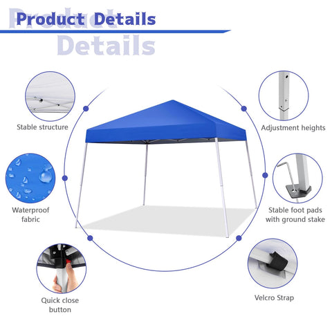 Oneofics canopy with UV protection top cover shields sun exposure outdoors.