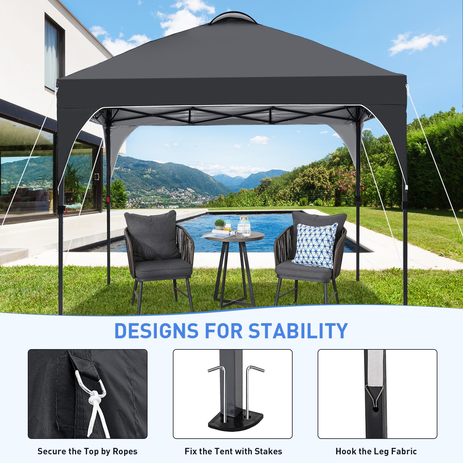 Oneofics pop-up canopy carrying-bag for easy transport.