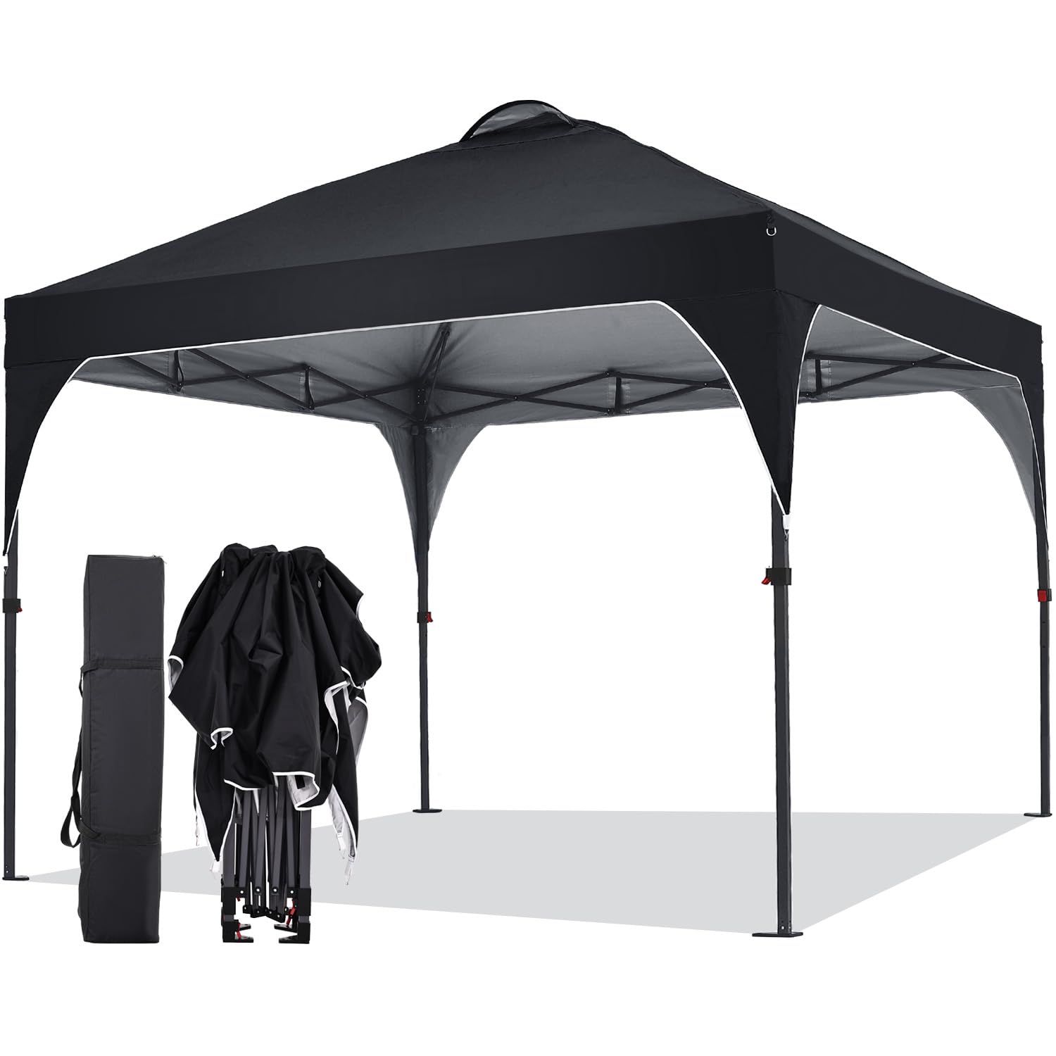Oneofics pop-up canopy frame-assembly for quick shade outdoors.