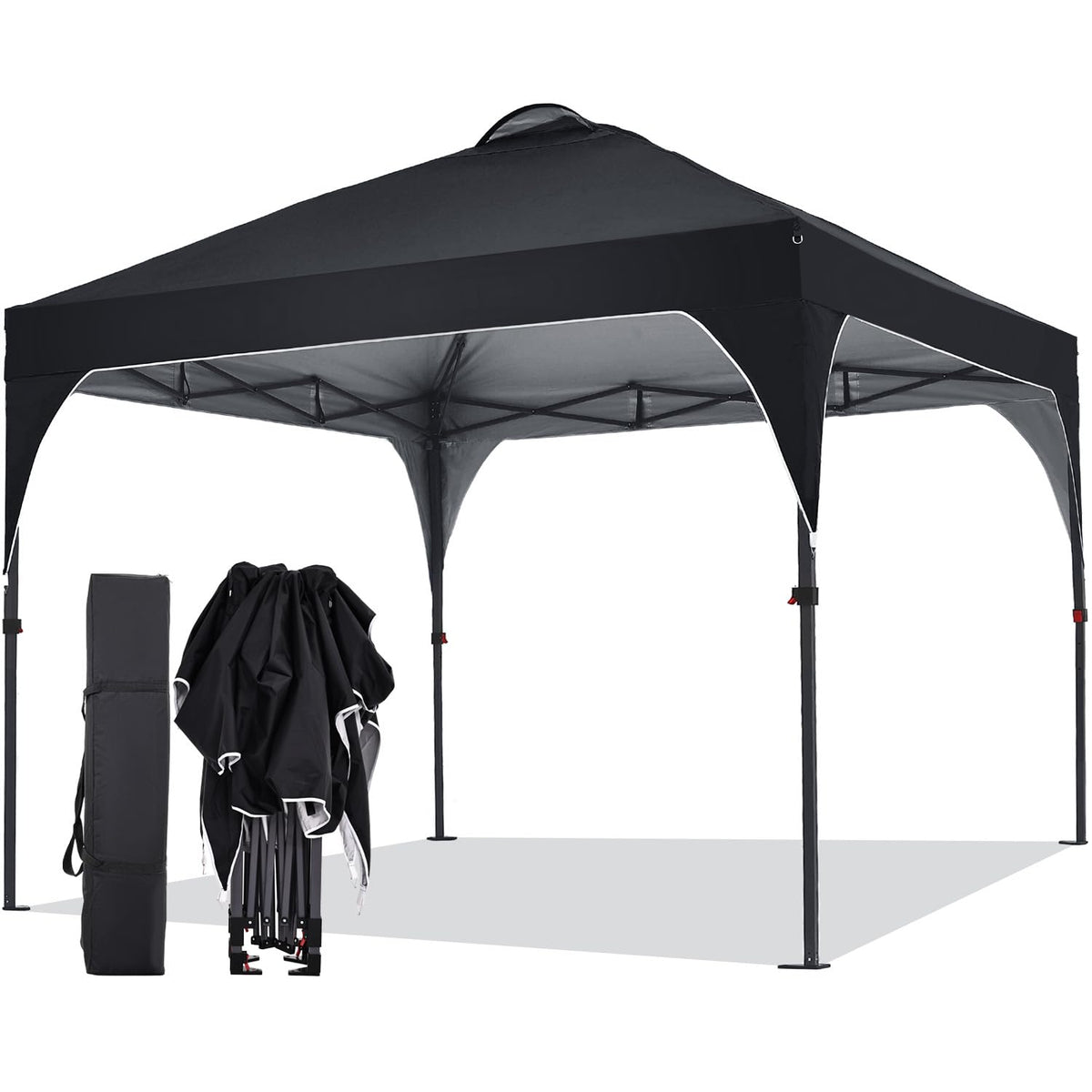Oneofics pop-up canopy frame-assembly for quick shade outdoors.