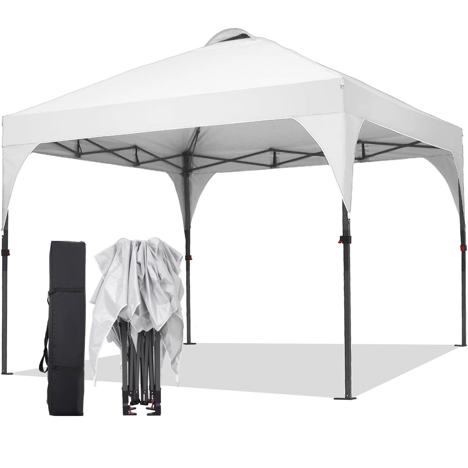 Oneofics pop-up canopy in park setup for shade and comfort.