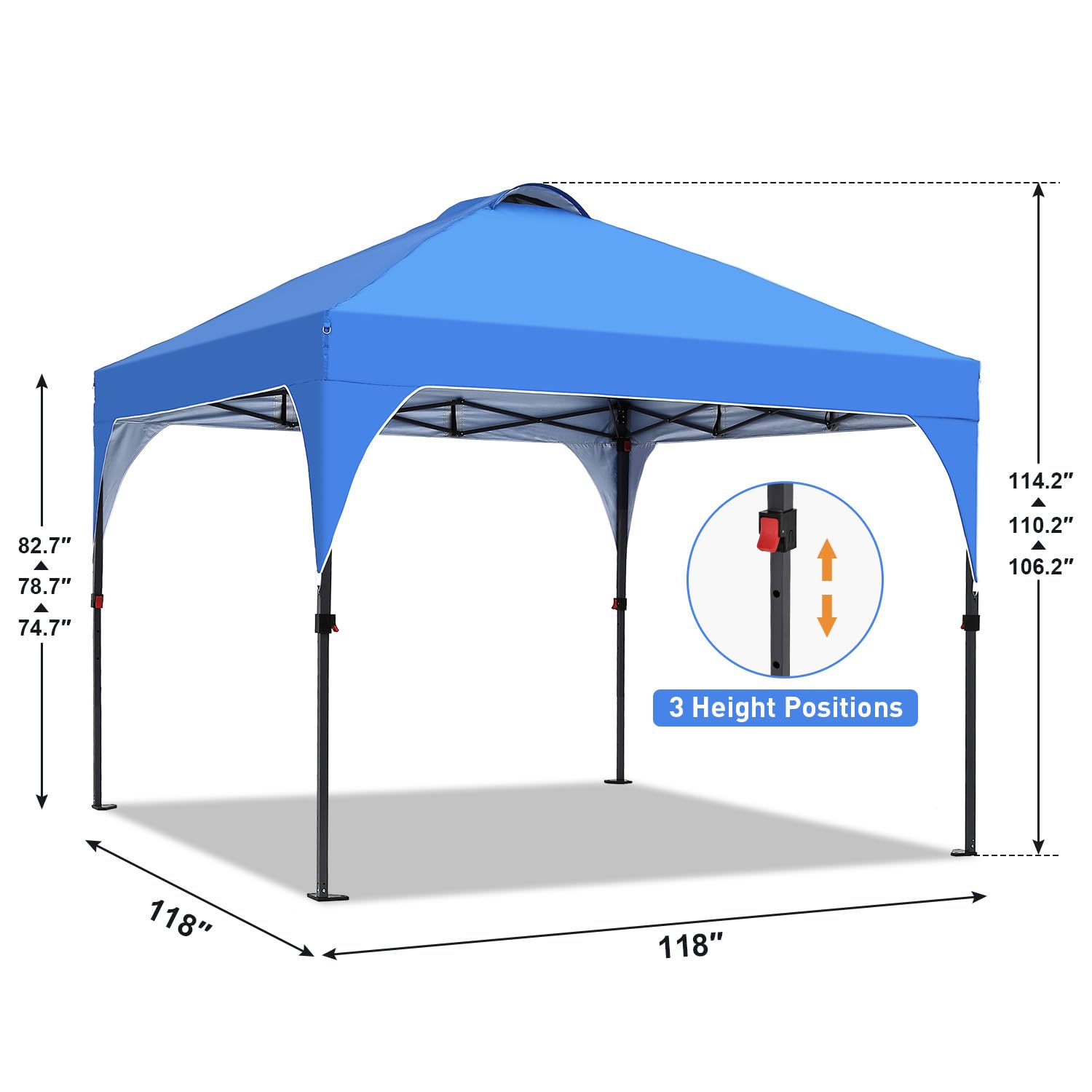 Oneofics sandbags and ground stakes stabilize canopy outdoors