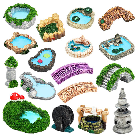 ONEST bridge garden miniature for charming paths and ponds