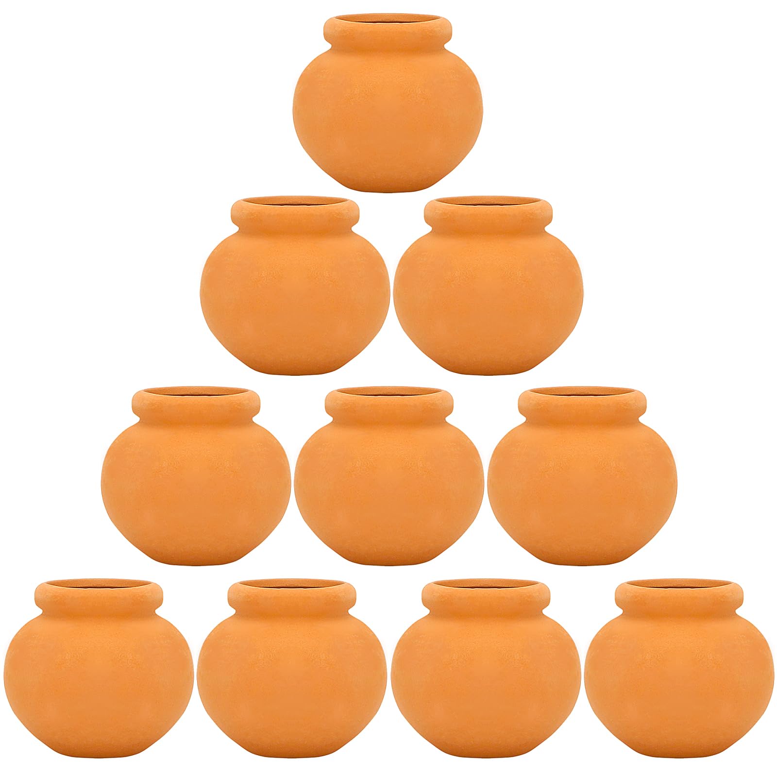 ONEST miniature clay pot close-up reveals red terracotta texture for tiny plant décor