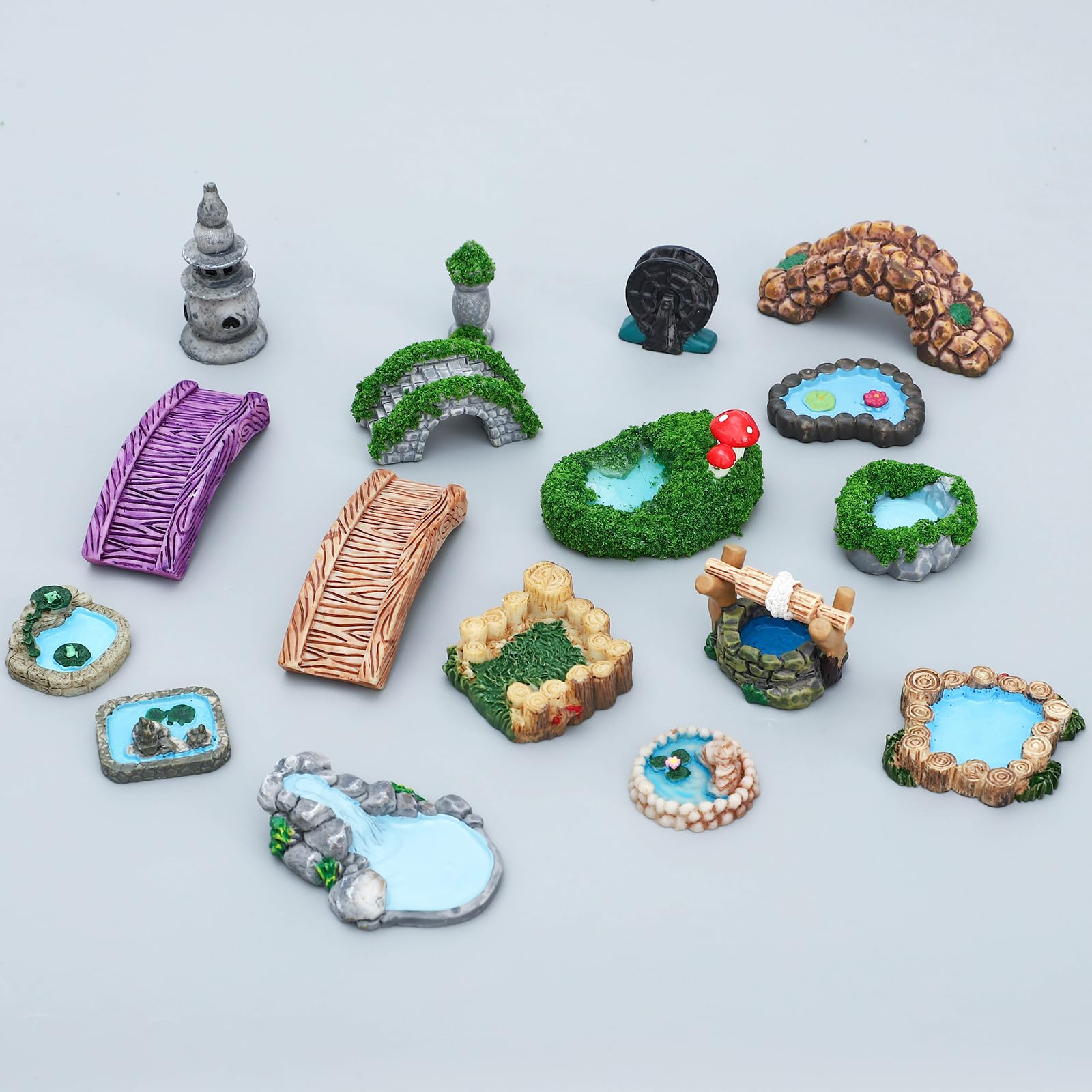 ONEST pond garden miniature decor brightens small spaces