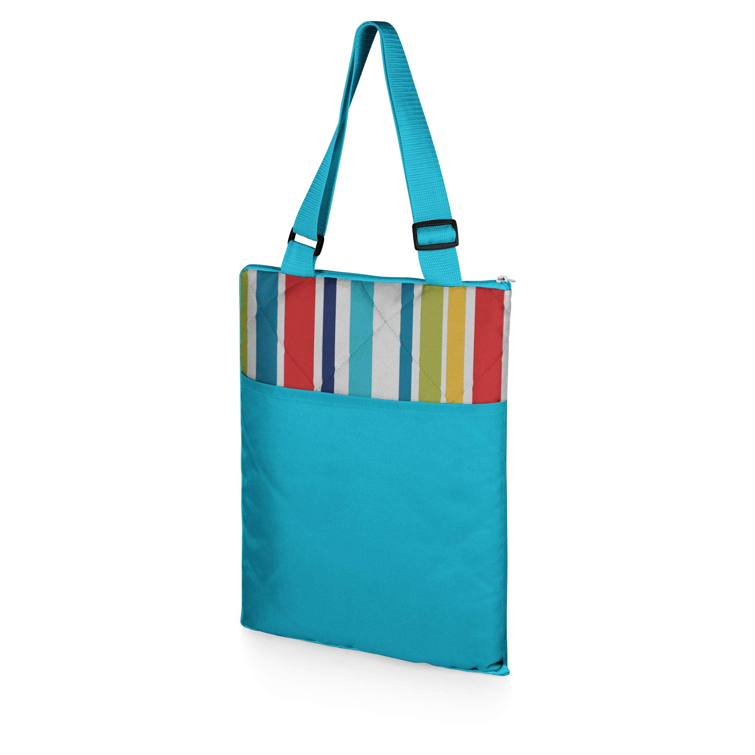 Oniva Vista interior print with aqua exterior for bold outdoor style
