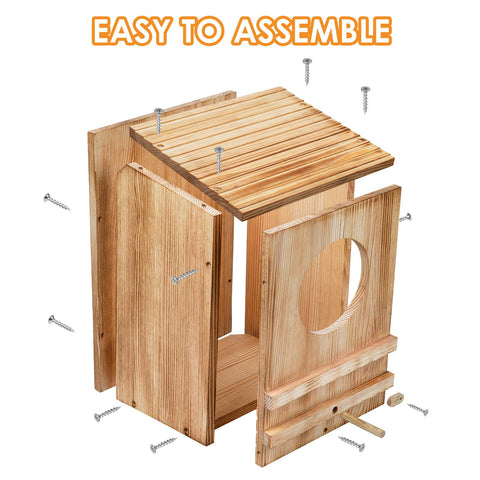 ONKO natural tree-hole inspired exterior gives owls a confident entry feel.