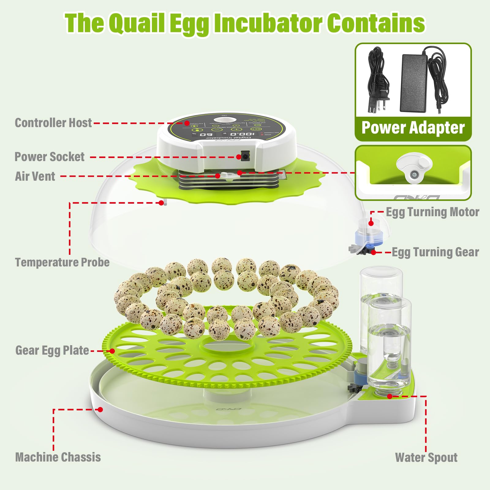 ONKO ABS housing offers durability and easy cleaning