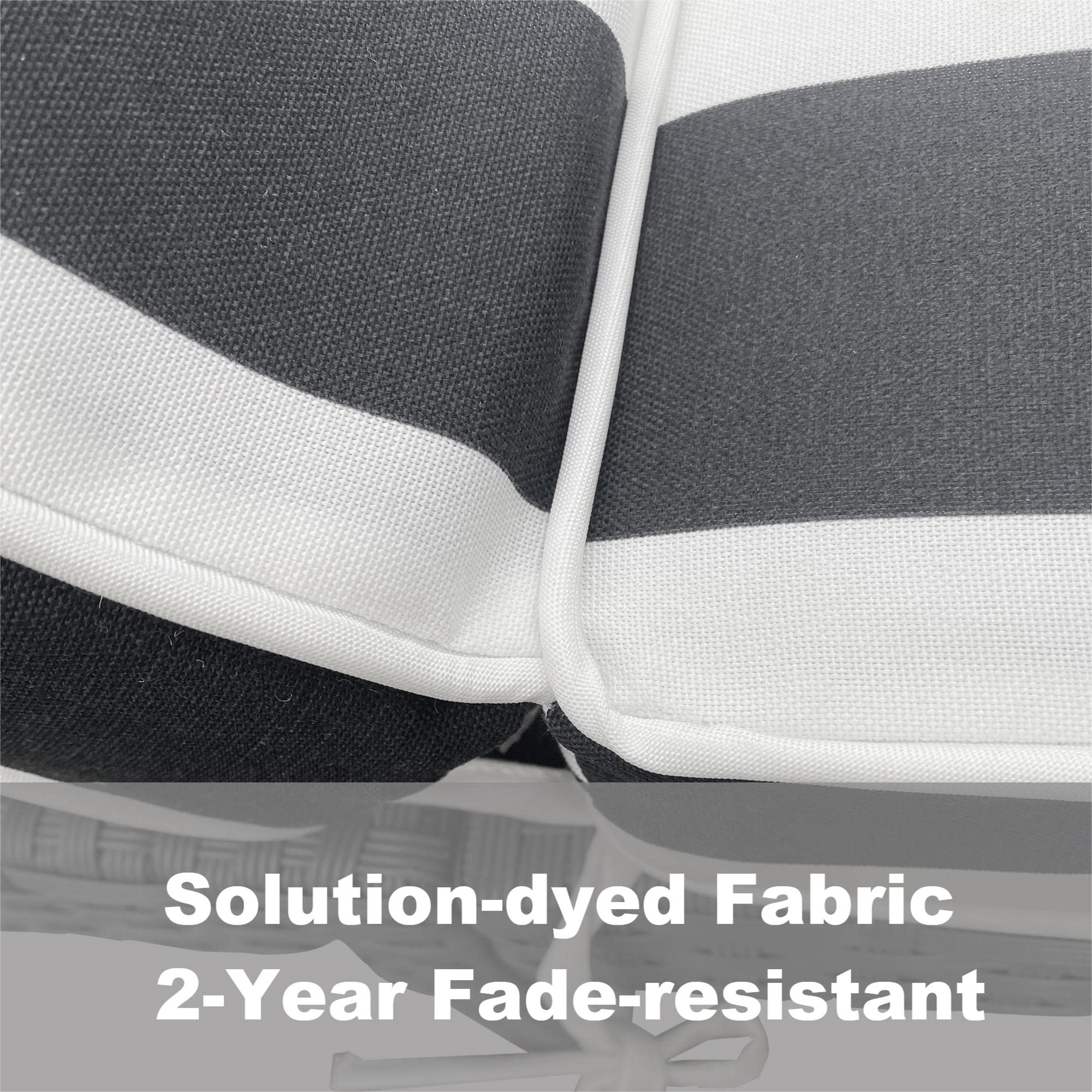 Only Choice breathable uv-resistant fabric resists sun fading outdoors.