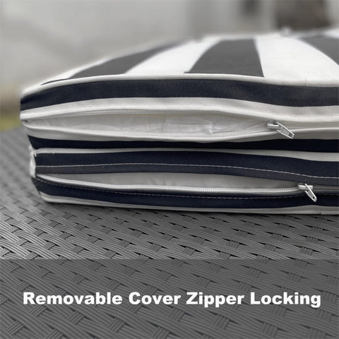 Only Choice cushion with strap fastening secures to chair.