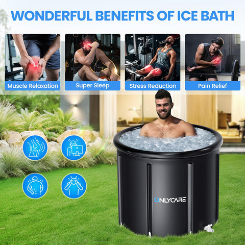 ONLYCARE Upgrade XXL tub close-up shows durable multi-layer construction for long-lasting use.
