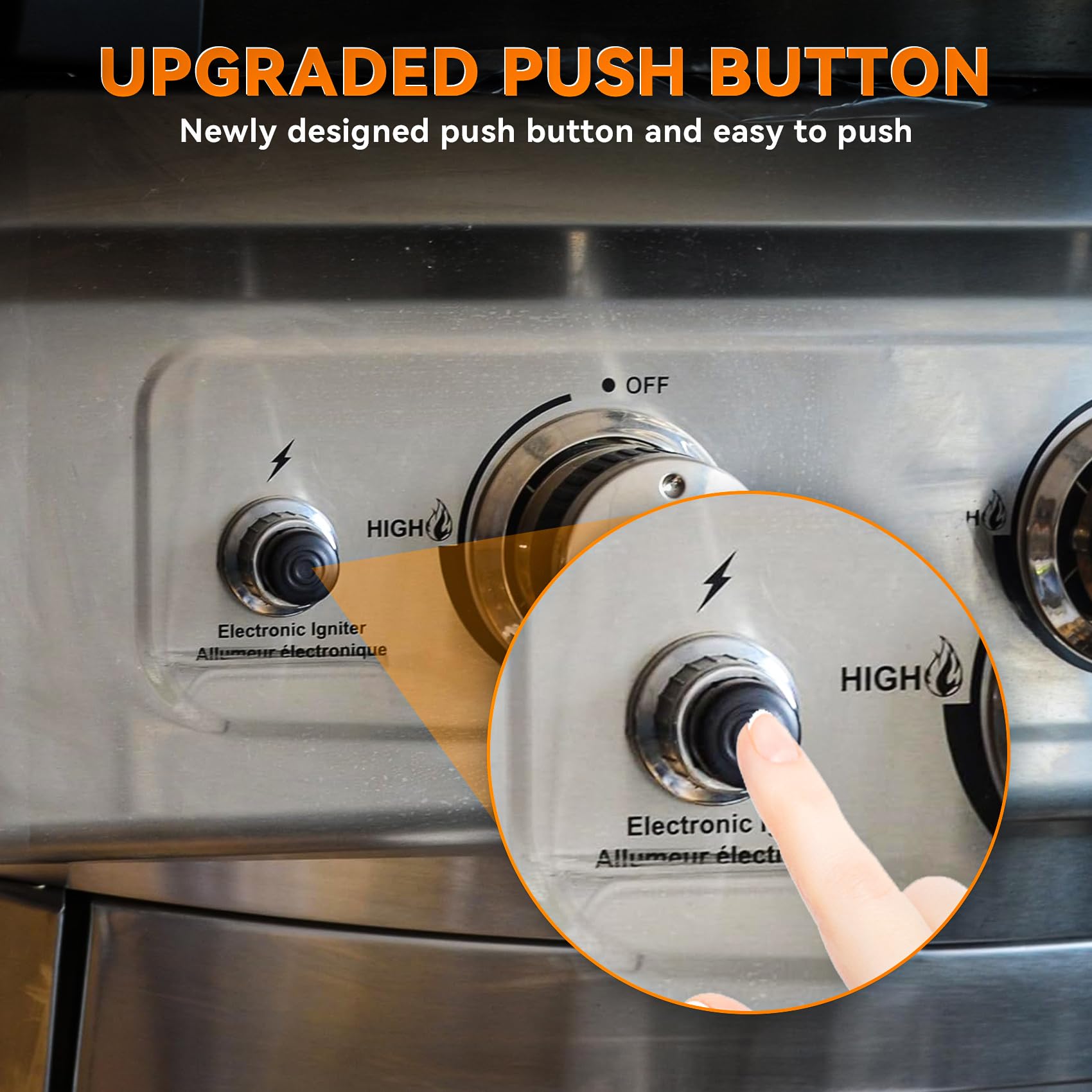 Onlyfire 14451 battery-not-included design keeps packaging slim.