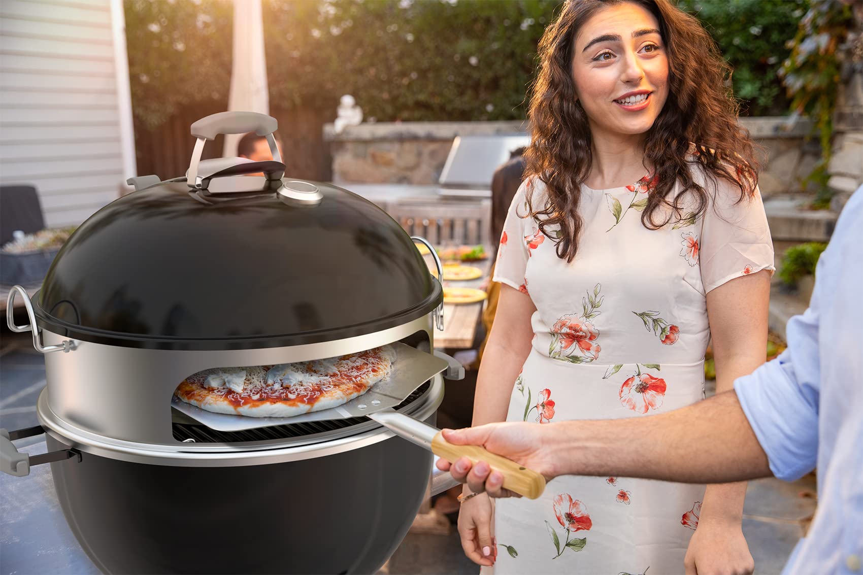 Onlyfire 22-inch kettle pizza oven transformation for restaurant-style pizzas at home
