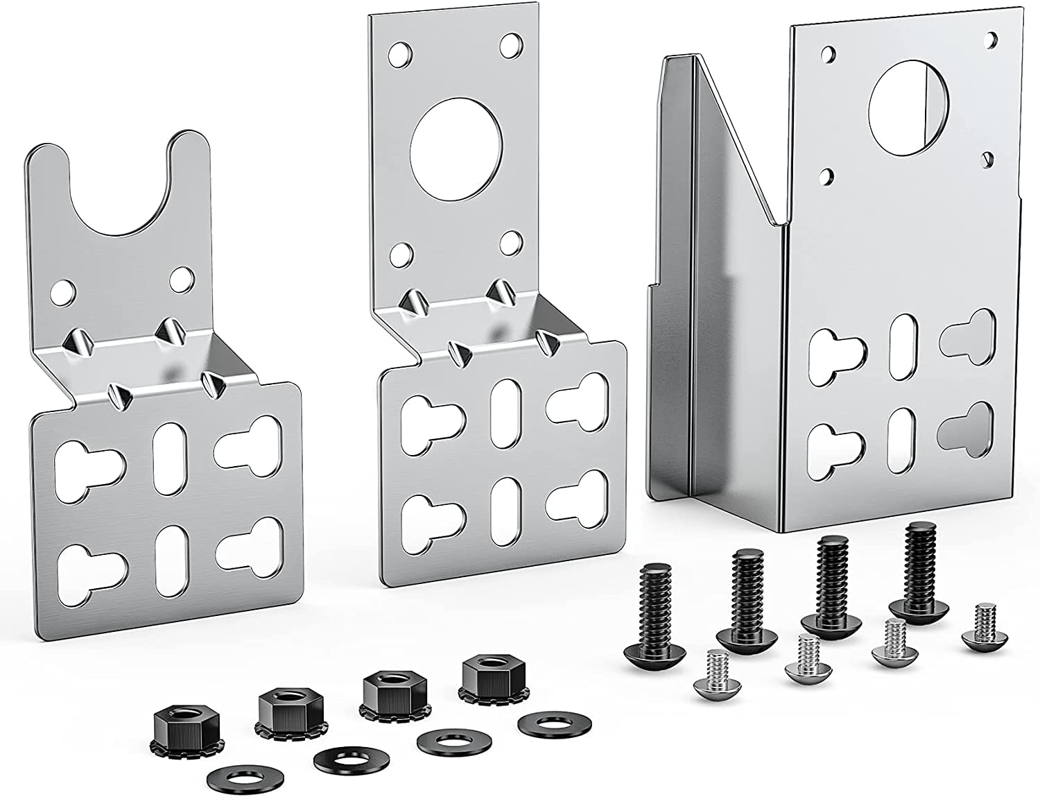 Onlyfire 6902 rotisserie bracket in rust-proof stainless steel for durable grilling.