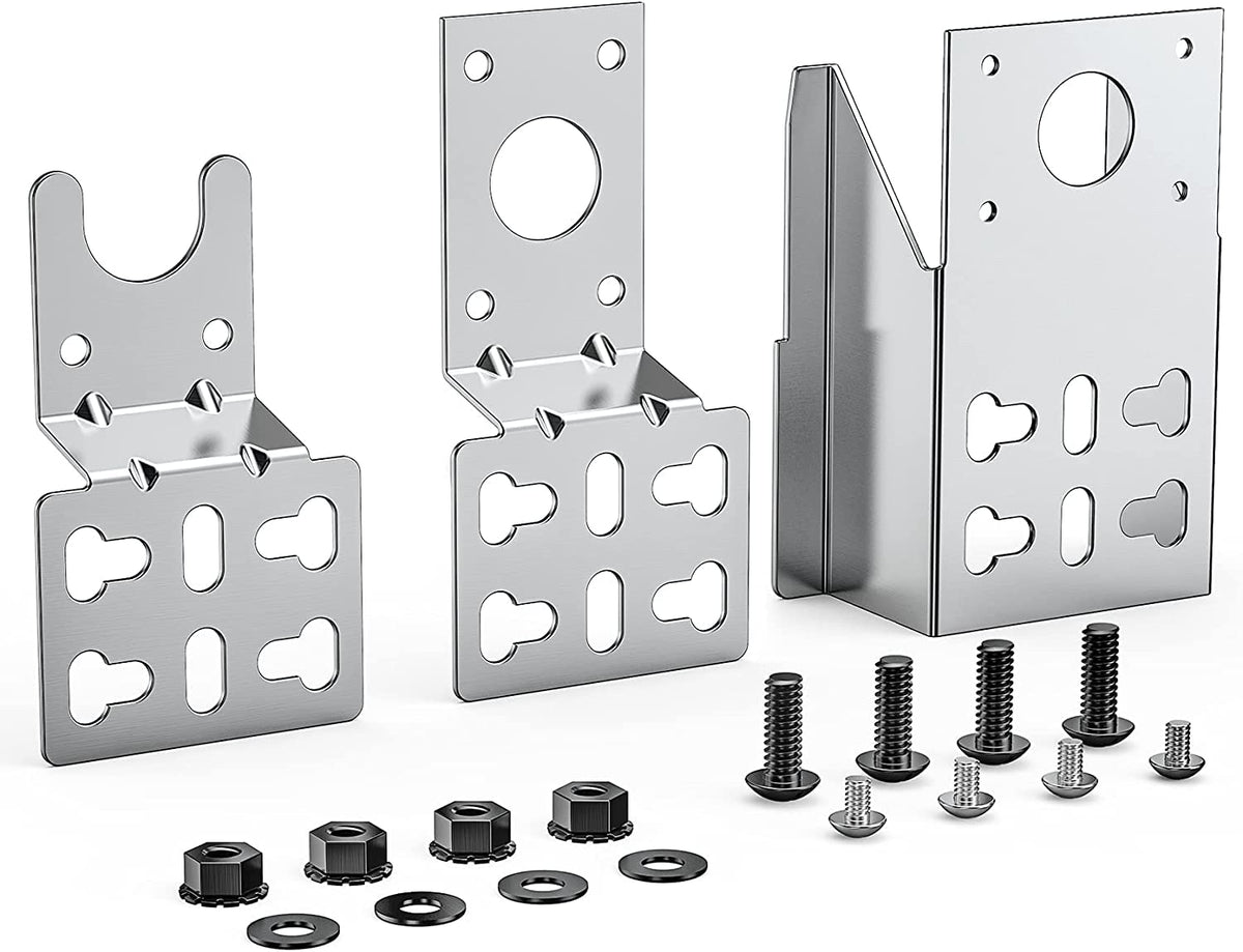 Onlyfire 6902 rotisserie bracket in rust-proof stainless steel for durable grilling.