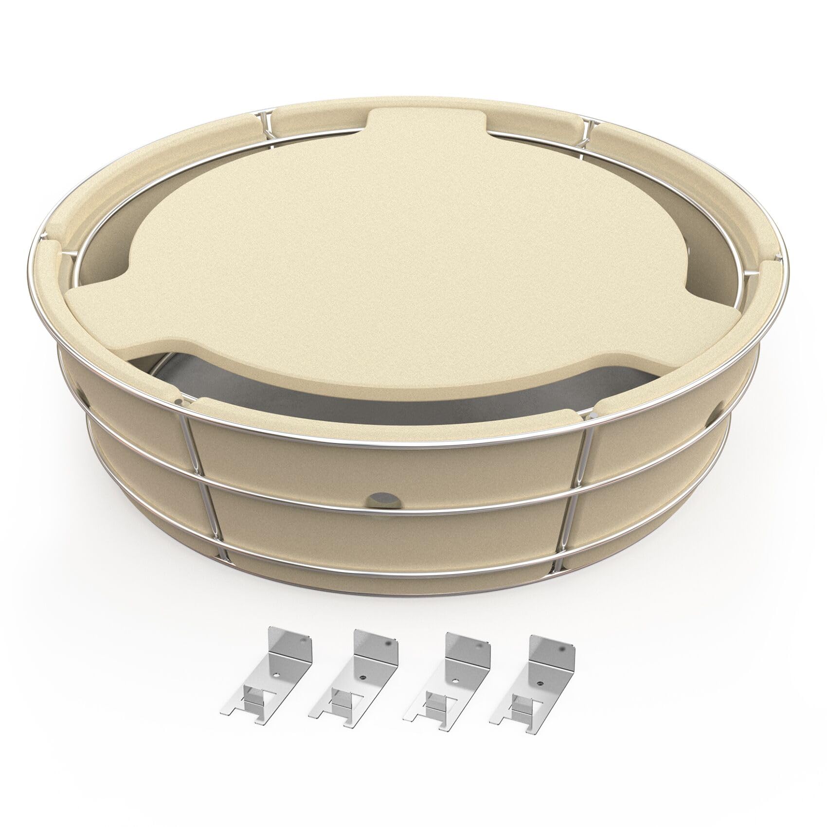 Onlyfire ash basket for Weber 22-inch keeps coals packed for steady heat.