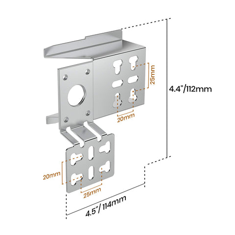 Onlyfire brackets and screws simplify mounting on compatible grills
