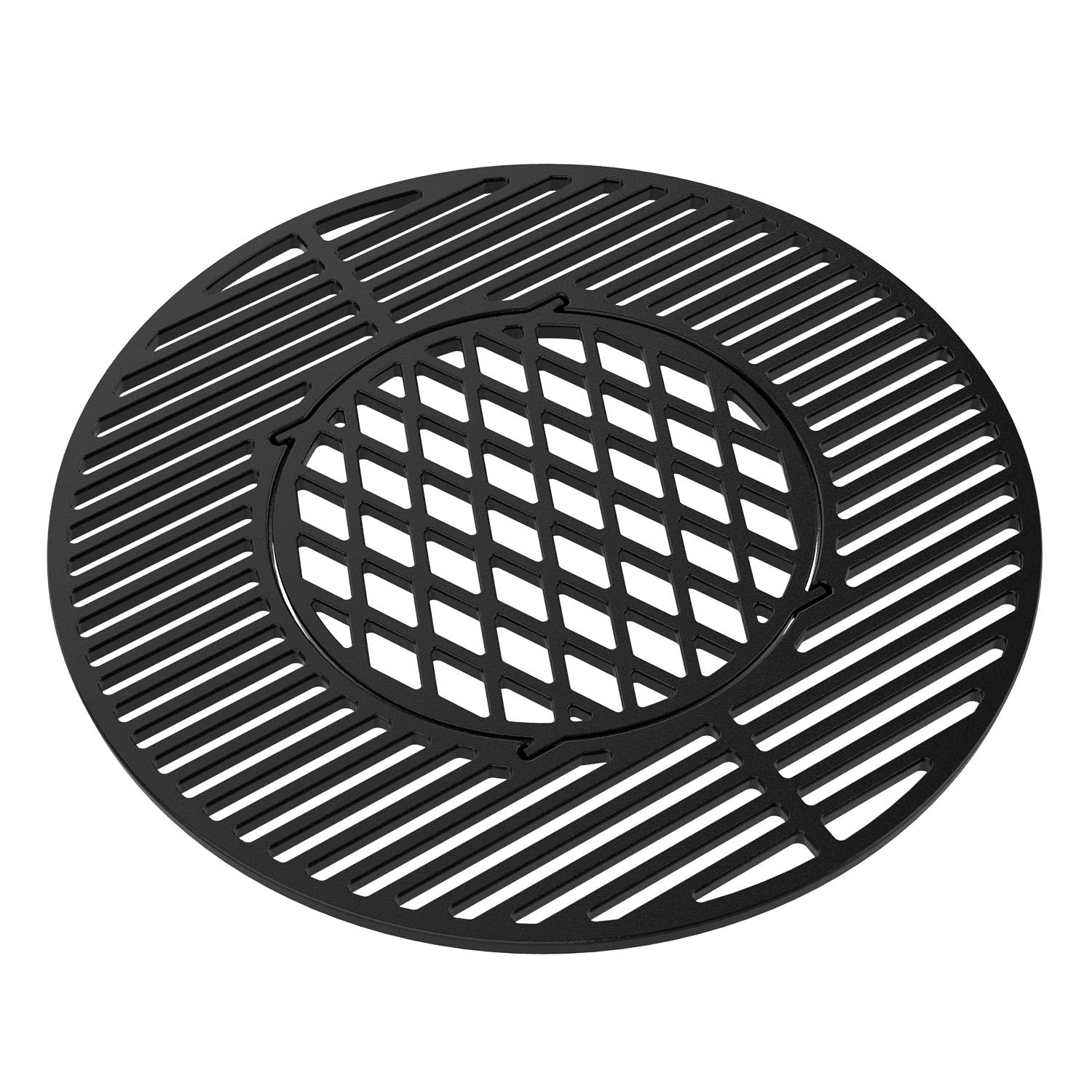 Onlyfire cast-iron hole cooking grate 21.5-inch diameter for even heat and consistent sear.