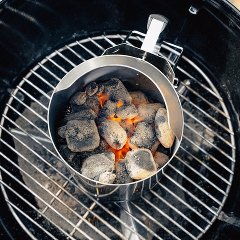 Onlyfire chimney starter heavy-duty design for efficient lighting