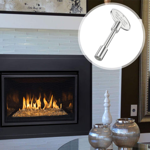 Onlyfire chrome-die-cast gas valve key built for durability and long life.