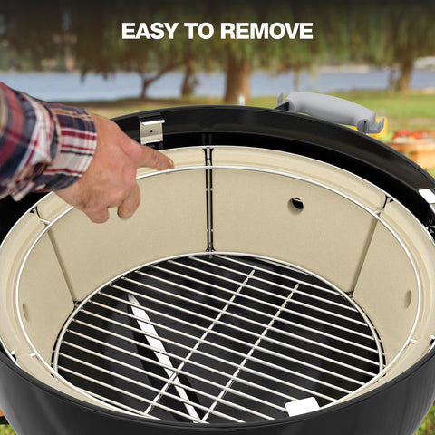 Onlyfire convection cooking system unlocks even heat for pizzas and roasts.